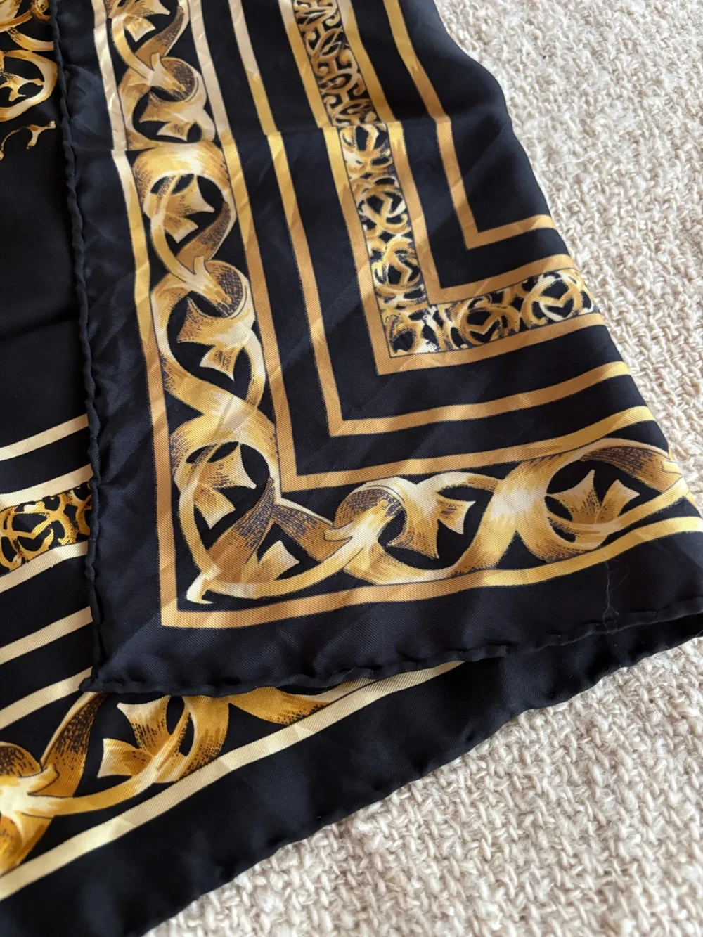 Vintage Silk Stephens College Scarf